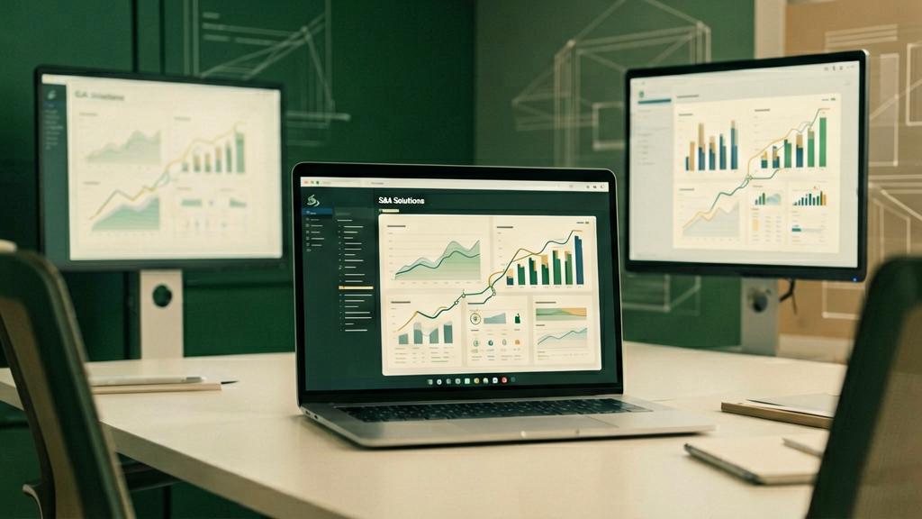 Abstrakte Planung eines SaaS MVP mit Produktstrategie und Softwarearchitektur
