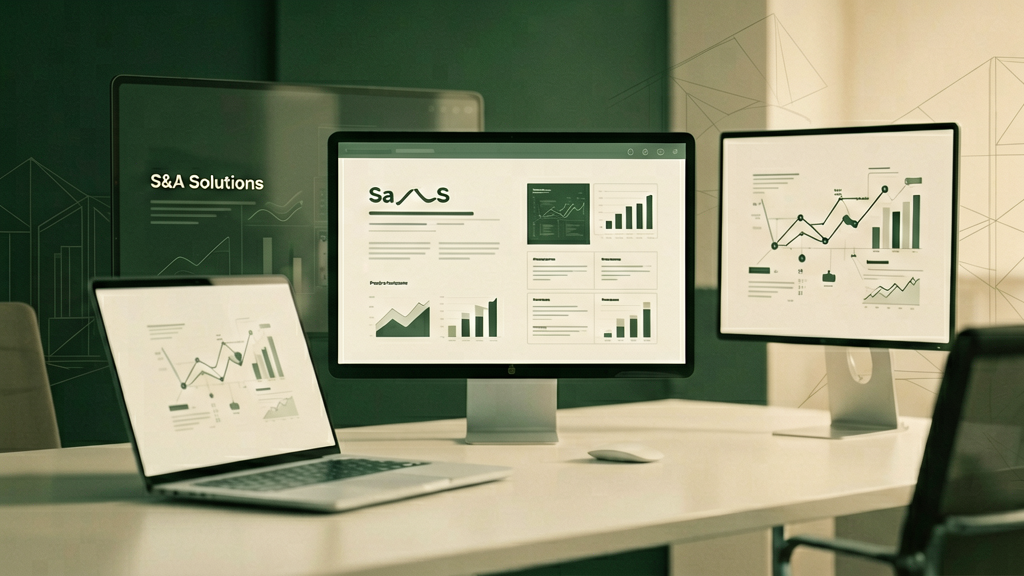 Abstrakte Planung eines SaaS MVP mit Produktstrategie und Softwarearchitektur